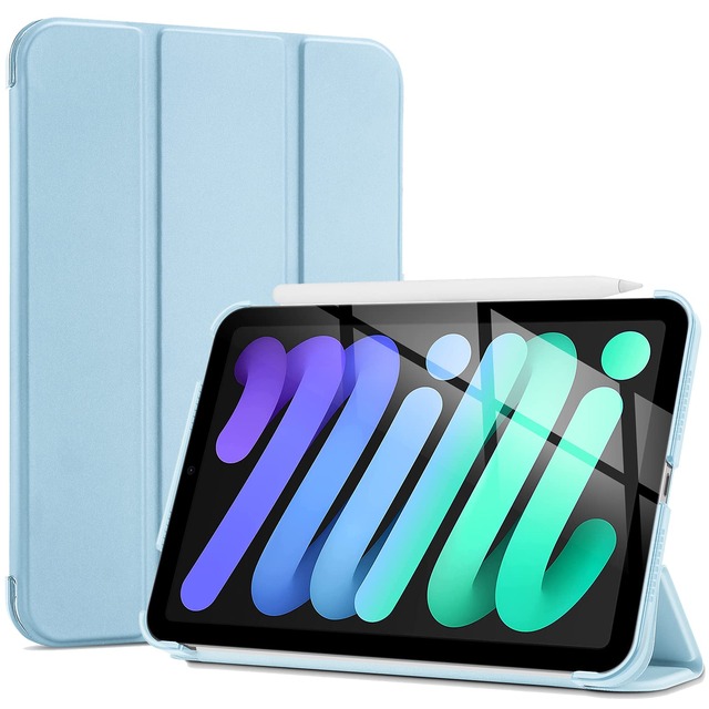 ProCase iPad Mini 7 ケース A17 Pro 8.3インチ 2024/2021 対応 -スカイブルー