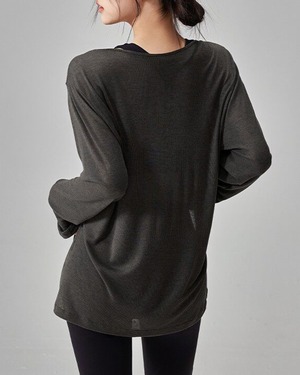 サイドスリットシアーTシャツ 2color A0999