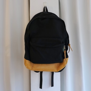 90s Herve Chapelier "OUTDOOR PRODUCTS / MADE IN USA"   LEATHER BOTTOM DAY PACK