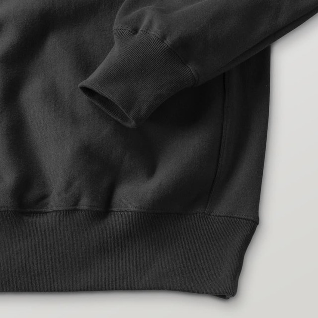 TROIS BONHEUR        ”sweatshirt　裏起毛” 　Black
