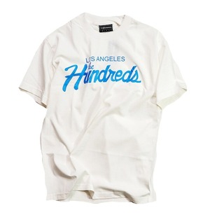 THE HUNDREDS / FOREVER TEAM LOGO T-SHIRT / WHT / S.BLU