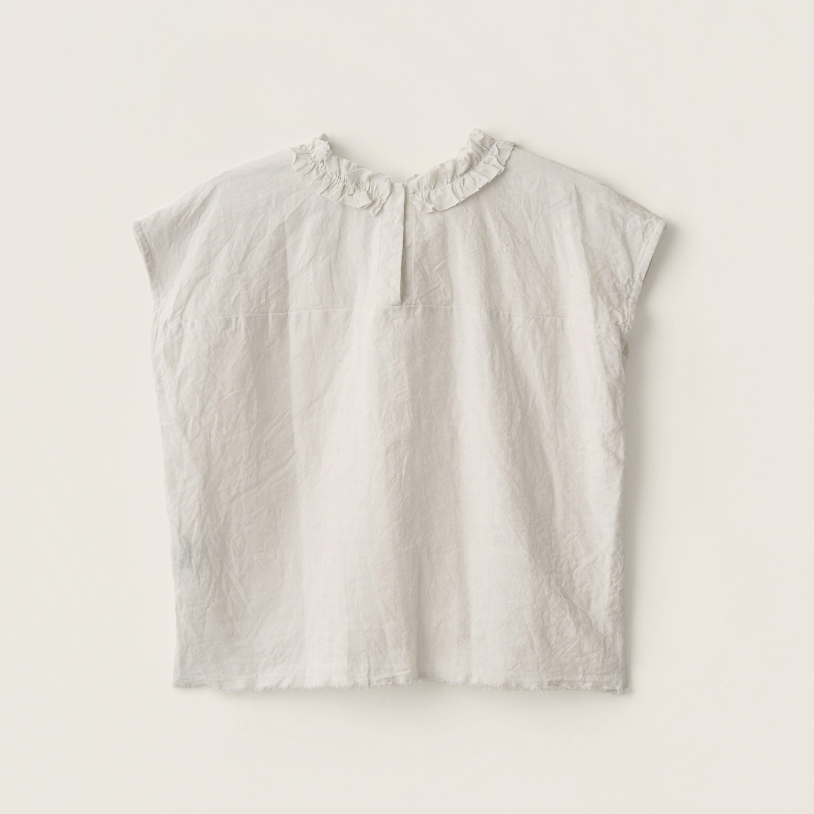 2way リネンフリルカラーブラウス | somewearclothing