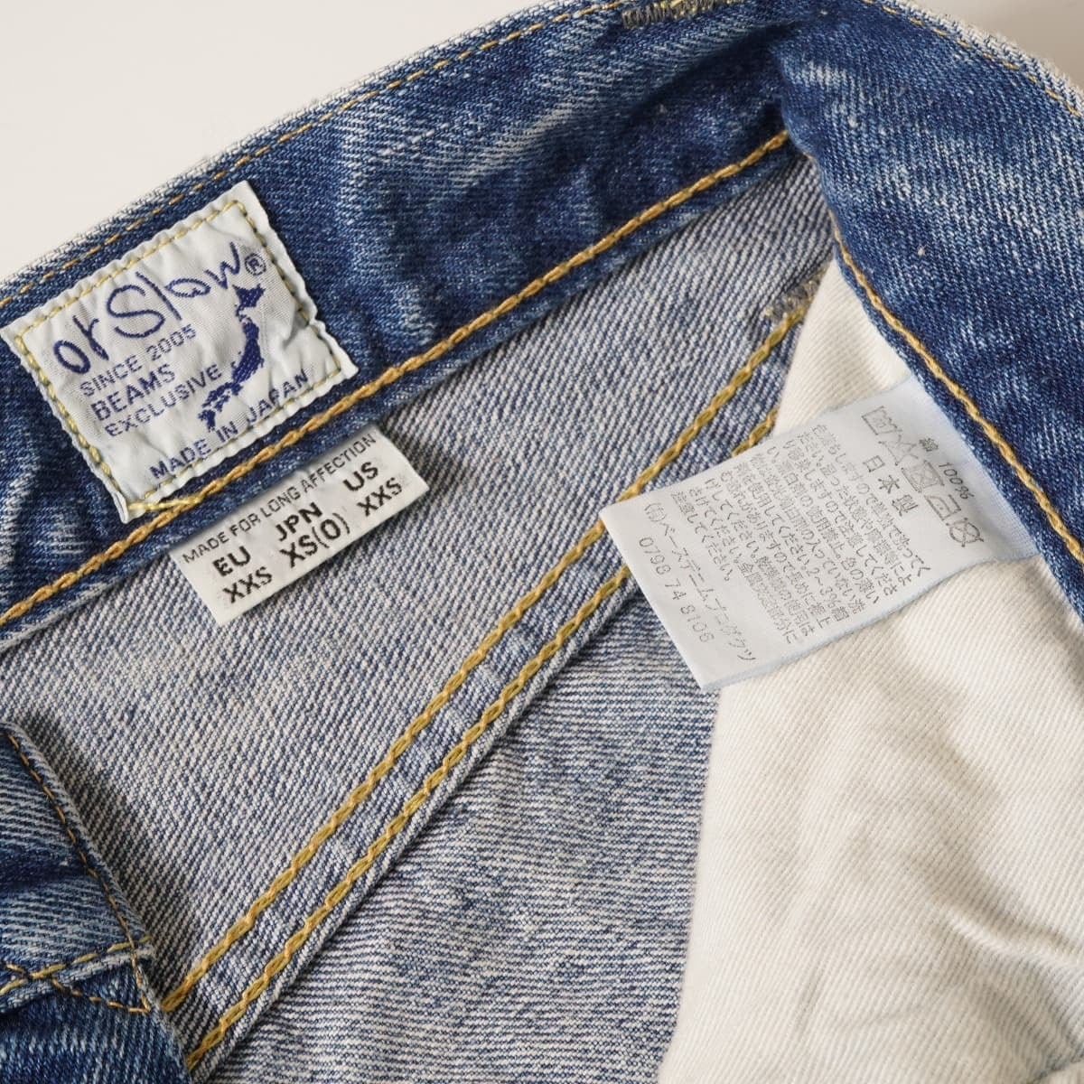 orSlow BEAMS BOY 別注 No.8 DENIM オアスロウ ビームスボーイ デニム 