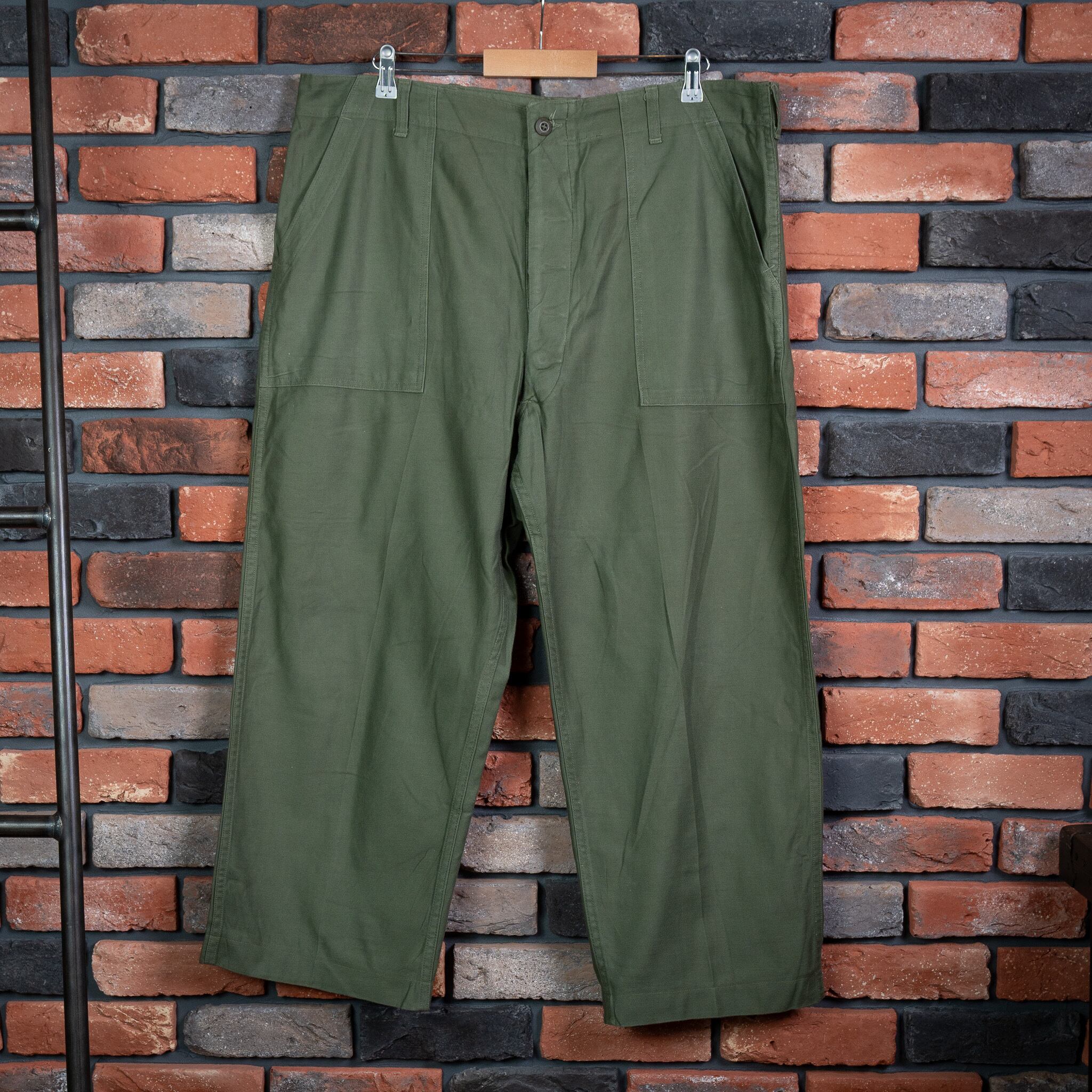 41×30】U.S.Army Utility Trousers OG-107 Used 実物 米軍 ベイカー