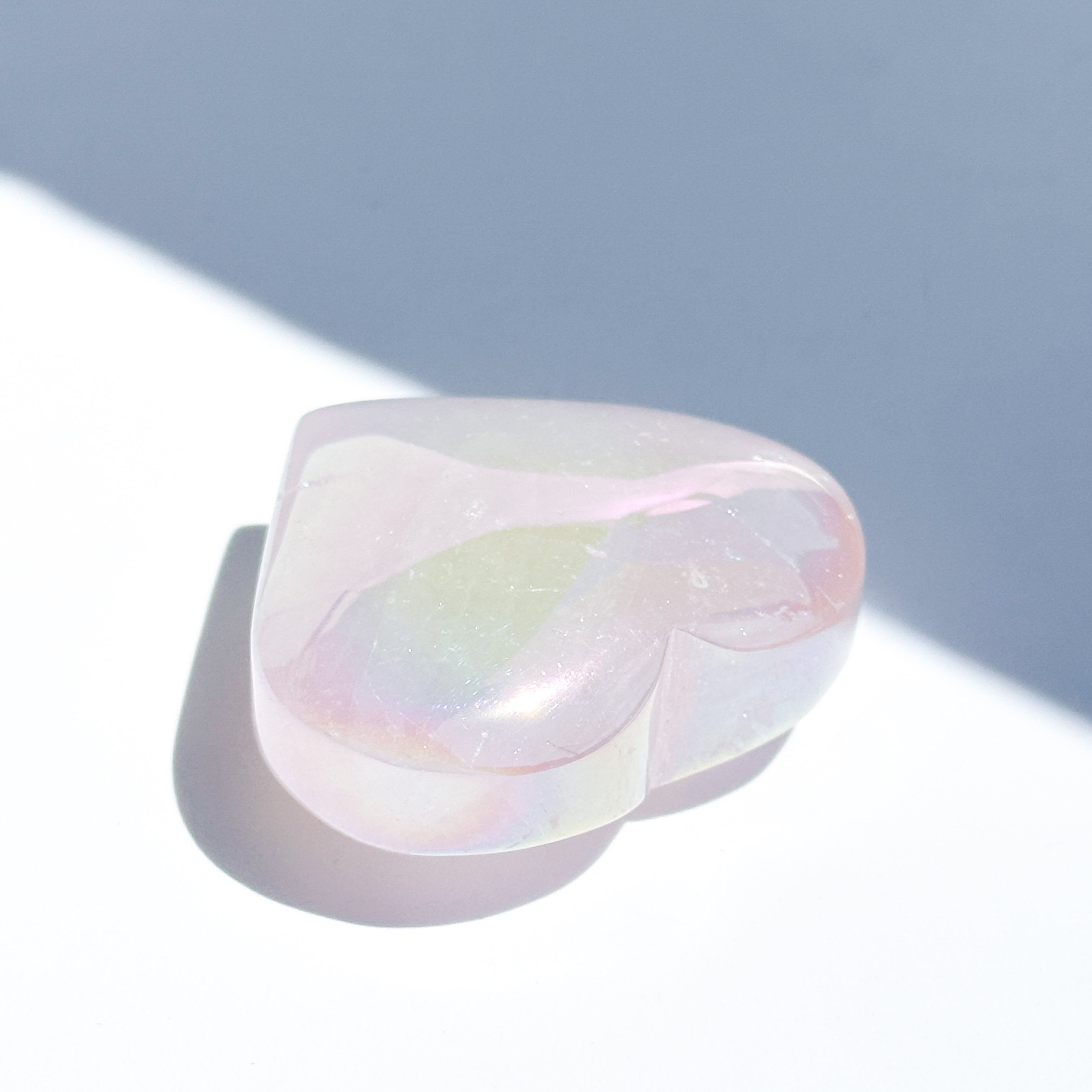 ♡エンジェルオーラローズクォーツ ハート83♡ Angel Aura Rose Quartz