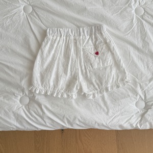 [予約] ninibello - letter lace pants ( ivory )