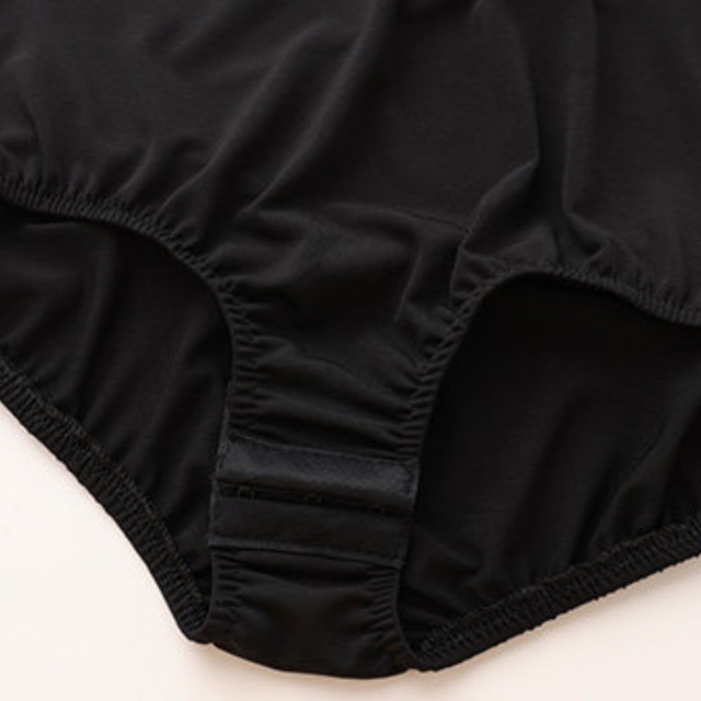 ロングスリーブ Vネック レース  ( レオタードタイプ)  ds1252