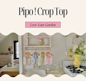 【seenii】pipo! crop top (pink)