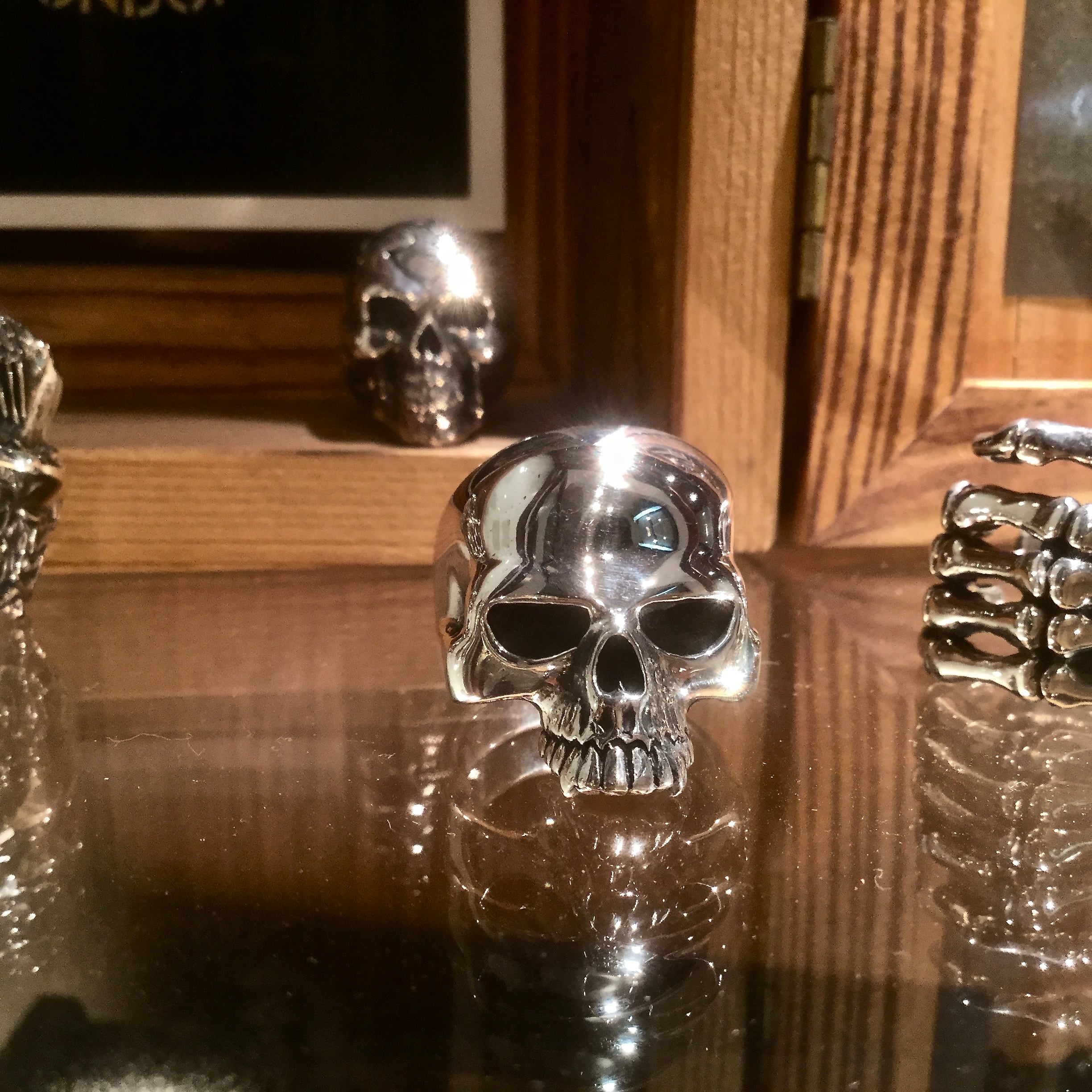 クレイジーピッグ CrazyPig 27 LARGE EVIL SKULL RING