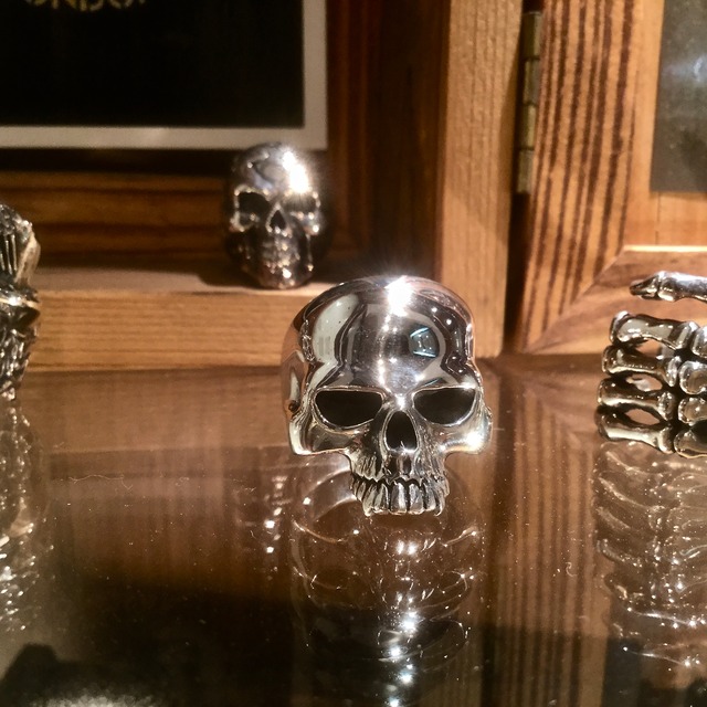 クレイジーピッグ CrazyPig 27 LARGE EVIL SKULL RING 
