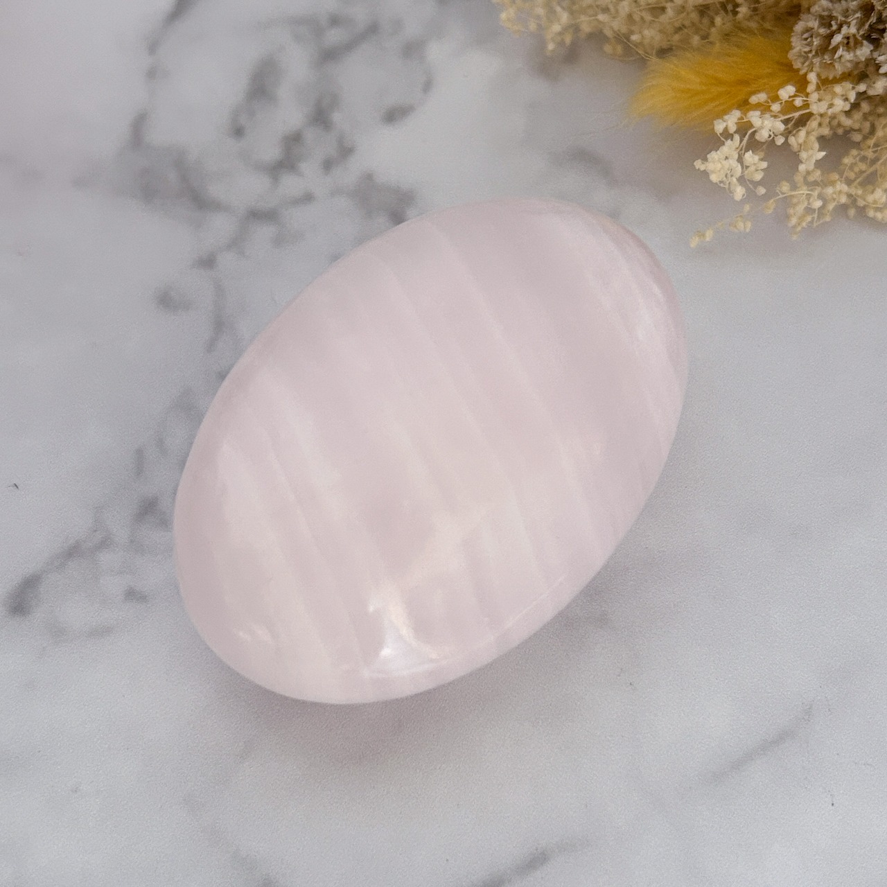 ピンクカルサイト パームストーンB