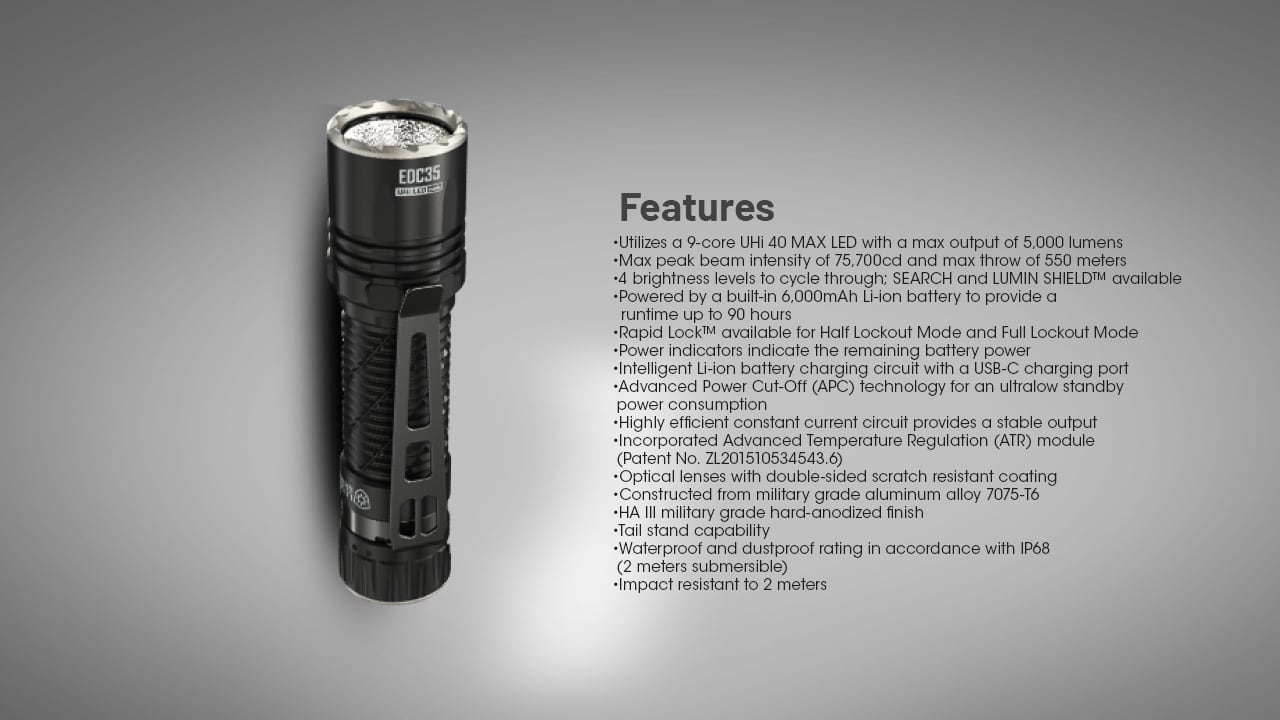 EDC35 | MAKANATS (NITECORE 日本国内代理店)