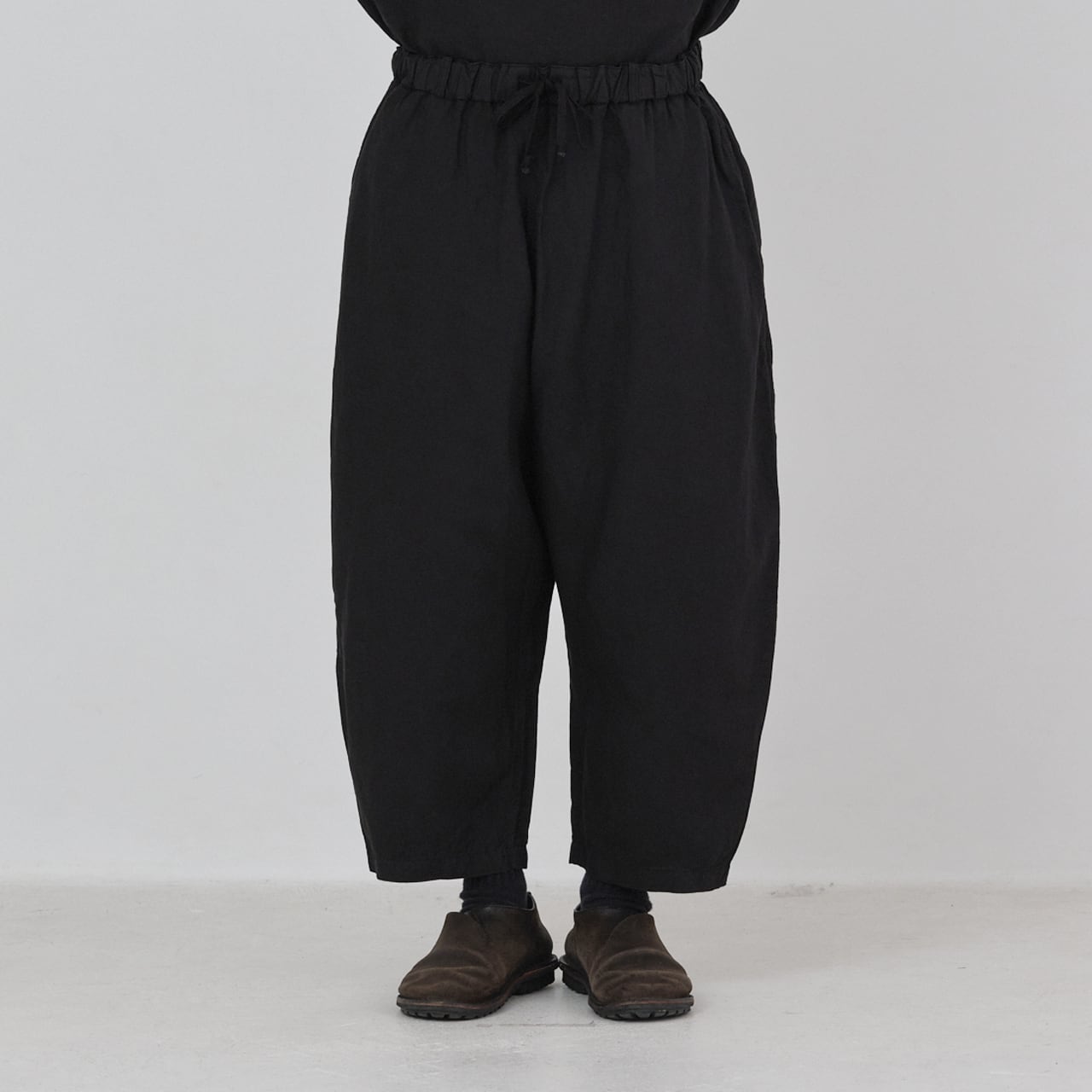 綾織大麻パンツ2 草木濃染（藍×鬱金×墨,胡桃:濃／size1,2）PT-146DC