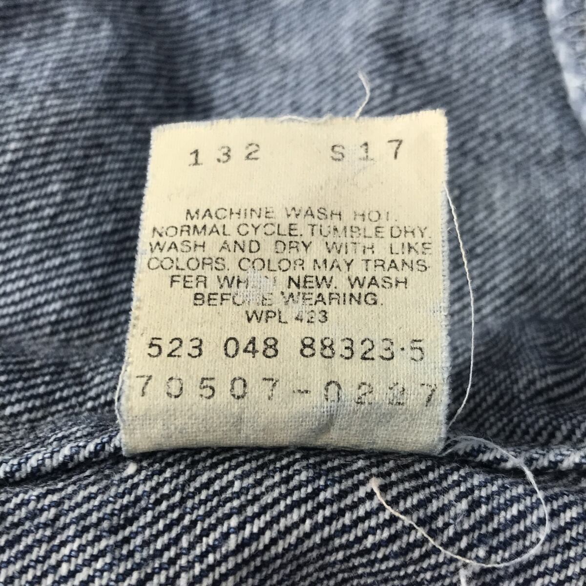 LEVI'S リーバイス 80年代 USA製 70507- 0227 4ポケット アシッド