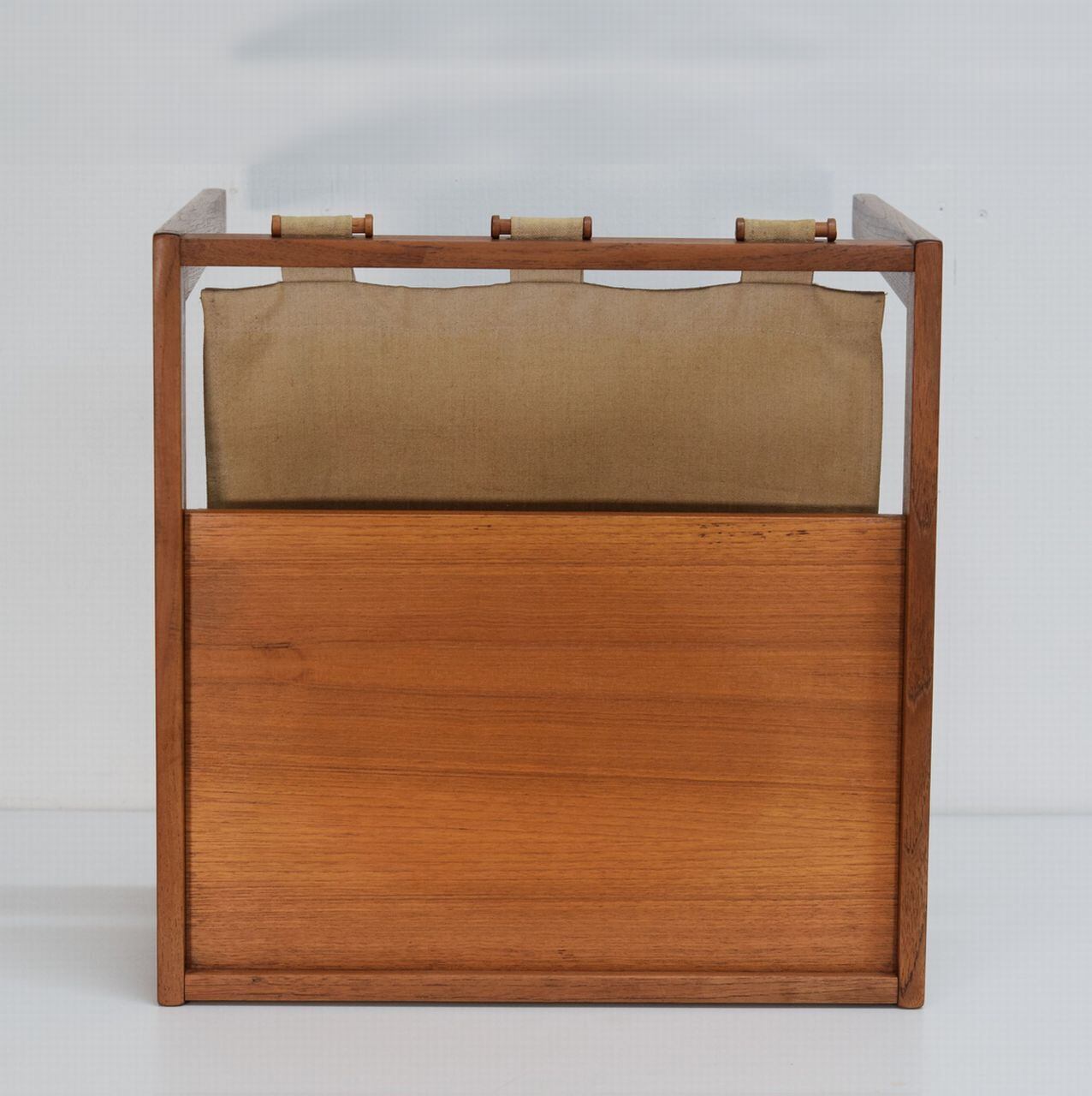 北欧家具 デンマーク Bent Silbeg MOBLER チーク材 マガジンラック
