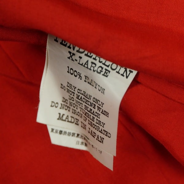 Size【XL】 TENDERLOIN テンダーロイン T-BOWLS SHT 2 S/S RED 半袖