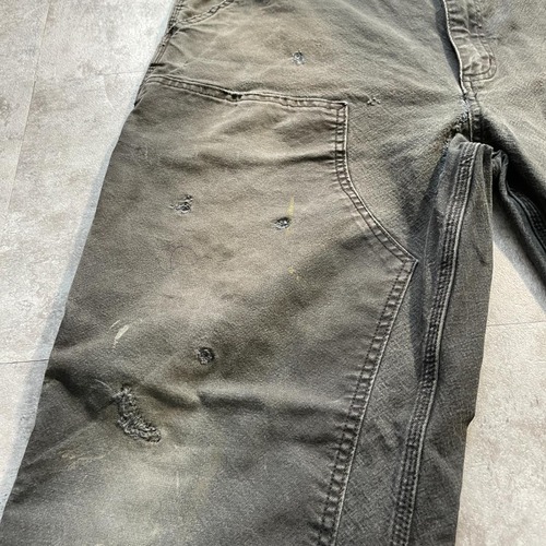 襤褸 10s ブラック ダブルニー Carhartt BLK 40×34 詳細写真13