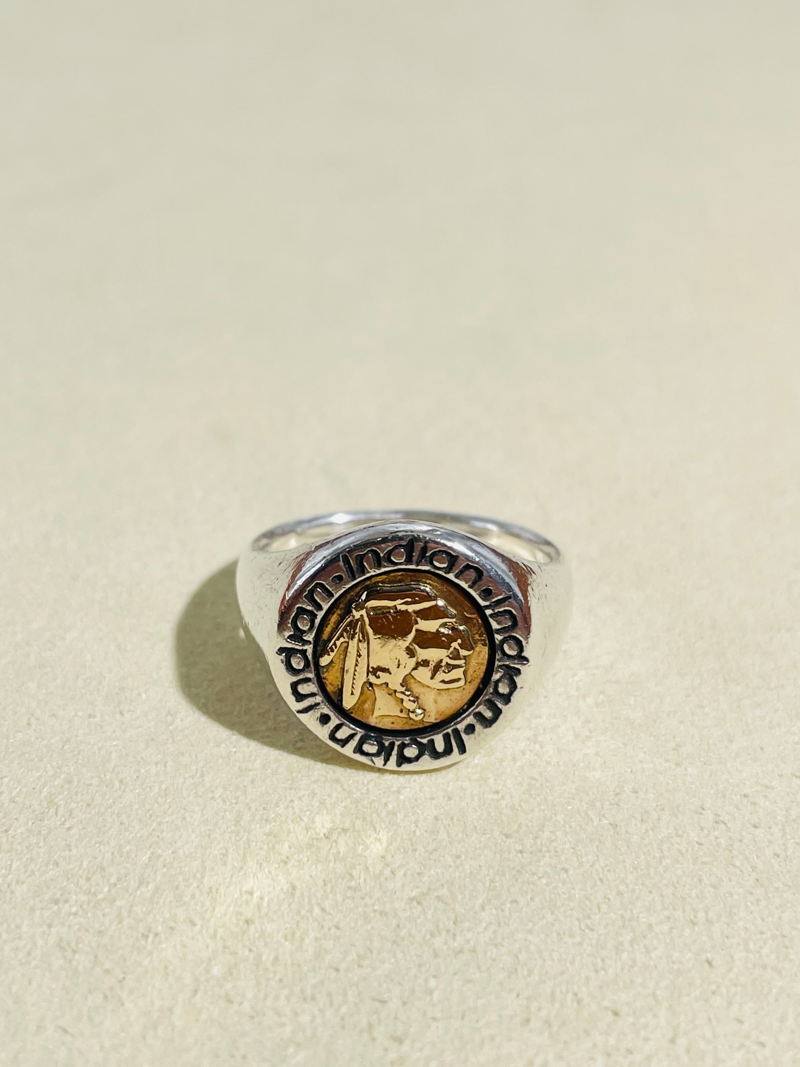 18K Gold Top Signet Ring #13 -U.S-
