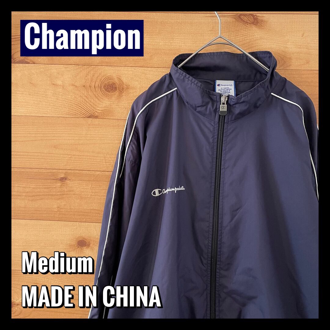 champion】チャンピオン コーチジャケット ブルゾン 刺繍ロゴ ワン