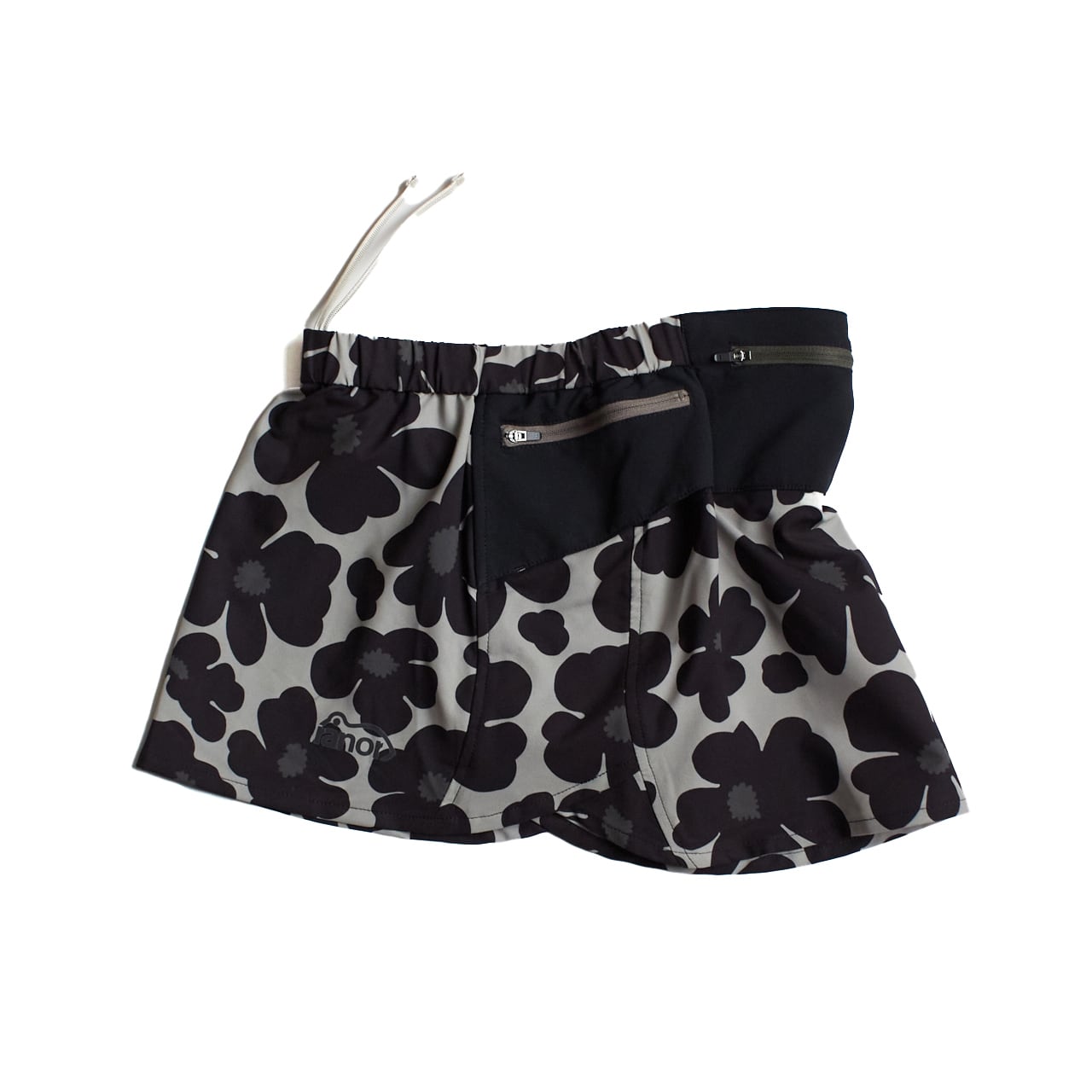 ranor（ラナー）FLOWER SKIRT -BEIGE レディースランニングスカート