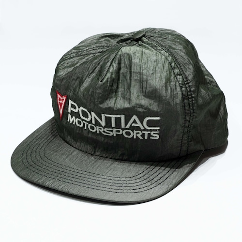 Pontiac motorsports nylon cap made in USA