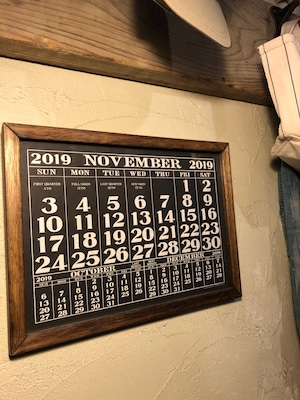 LABOR DAY 1930's style calendar (カレンダー+フレーム セット)