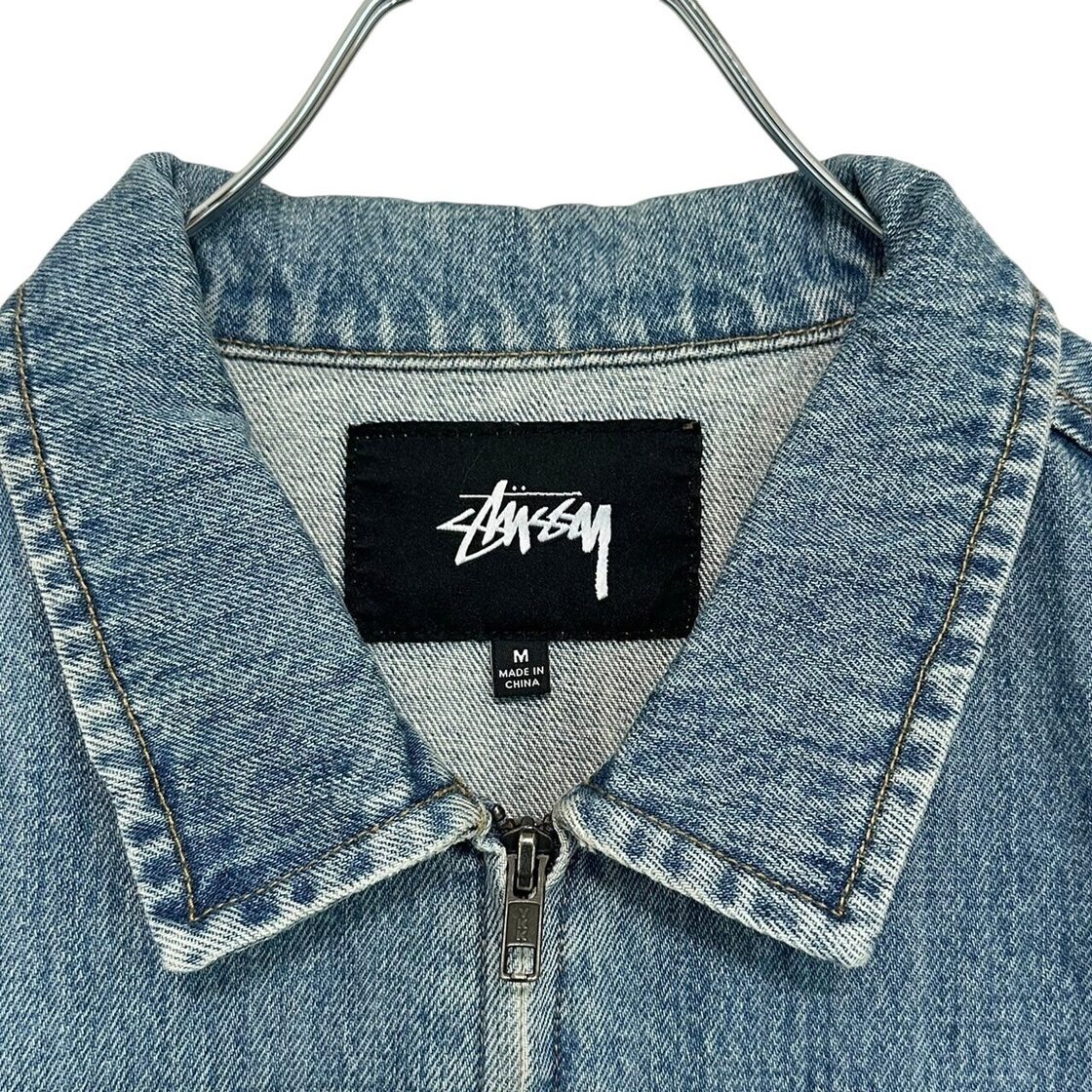 stussy ステューシー デニムジャケット ジップアップ インディゴ | PAY ID
