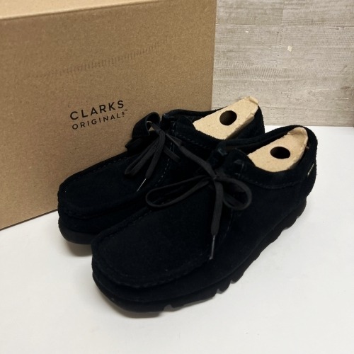 CLARKS クラークス 26149449 WallabeeGTX ワラビー ブラック UK7 【中目黒B04】