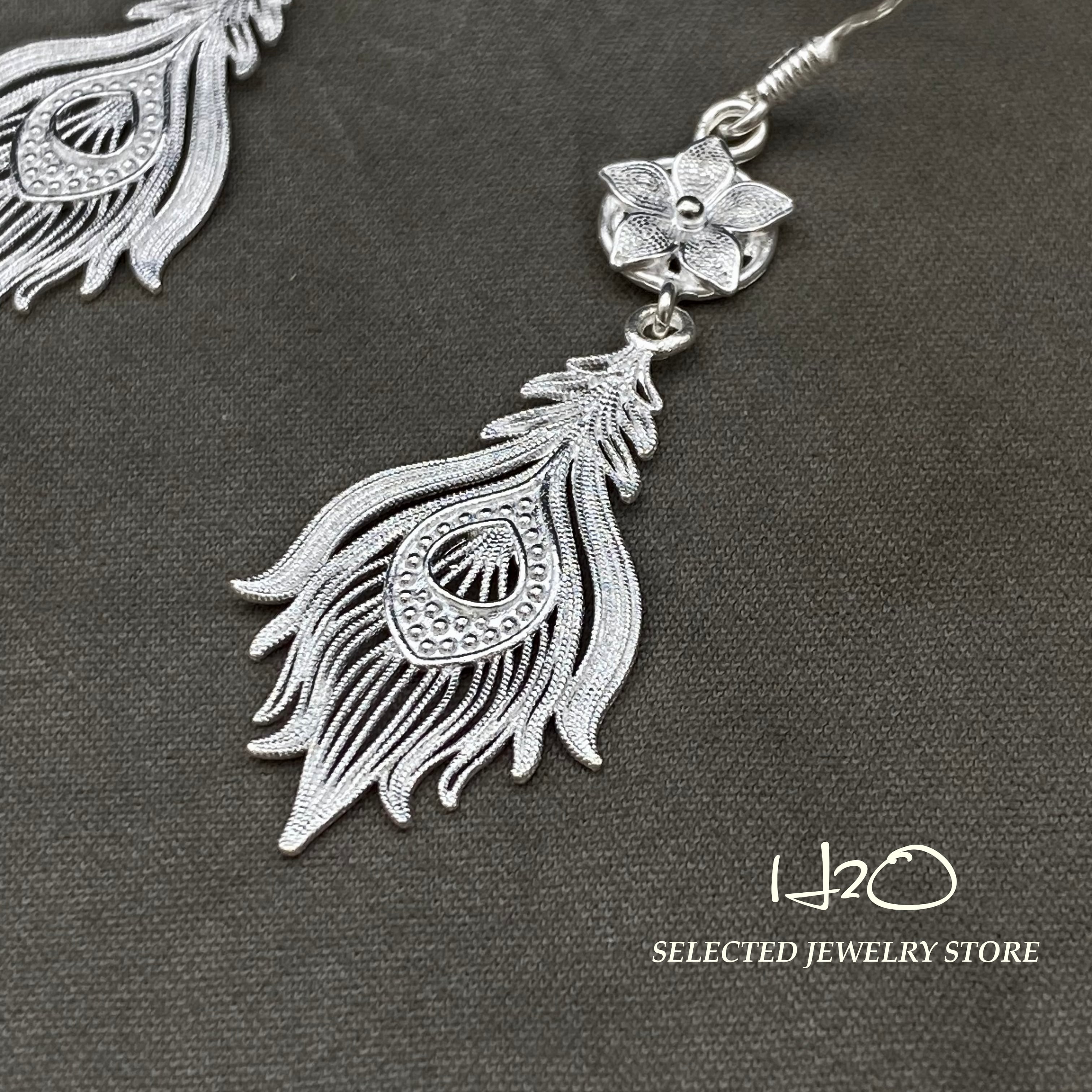 孔雀タイ シルバー細工