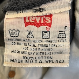 【LEVI'S】90s USA製 501 ブラックデニム スカート ボタン裏刻印522 ブランクタブ W29 リーバイス ビンテージ US古着 アメリカ古着