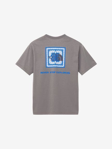 THE NORTH FACE (ザノースフェイス) ショートスリーブバンダナスクエアロゴティー (SP)スモークドパール NT32446