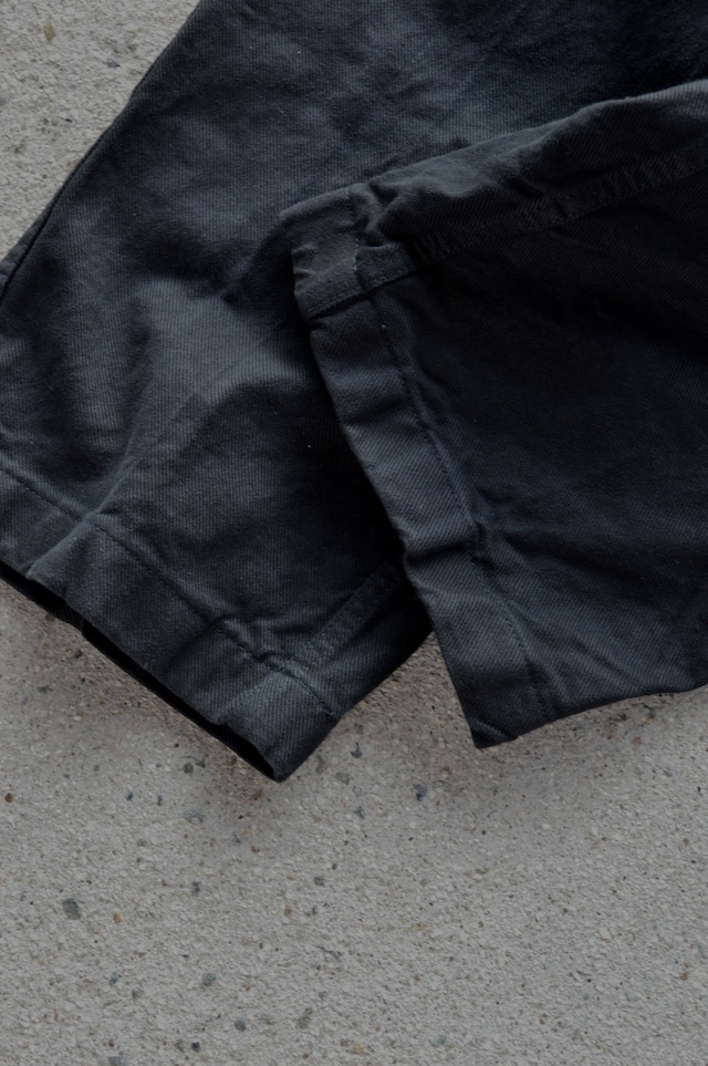 Swiss Army 80s Baker Denim Trousers Dyed Black スイス軍 デニムトラウザー 黒染め ベイカーパンツ 後期