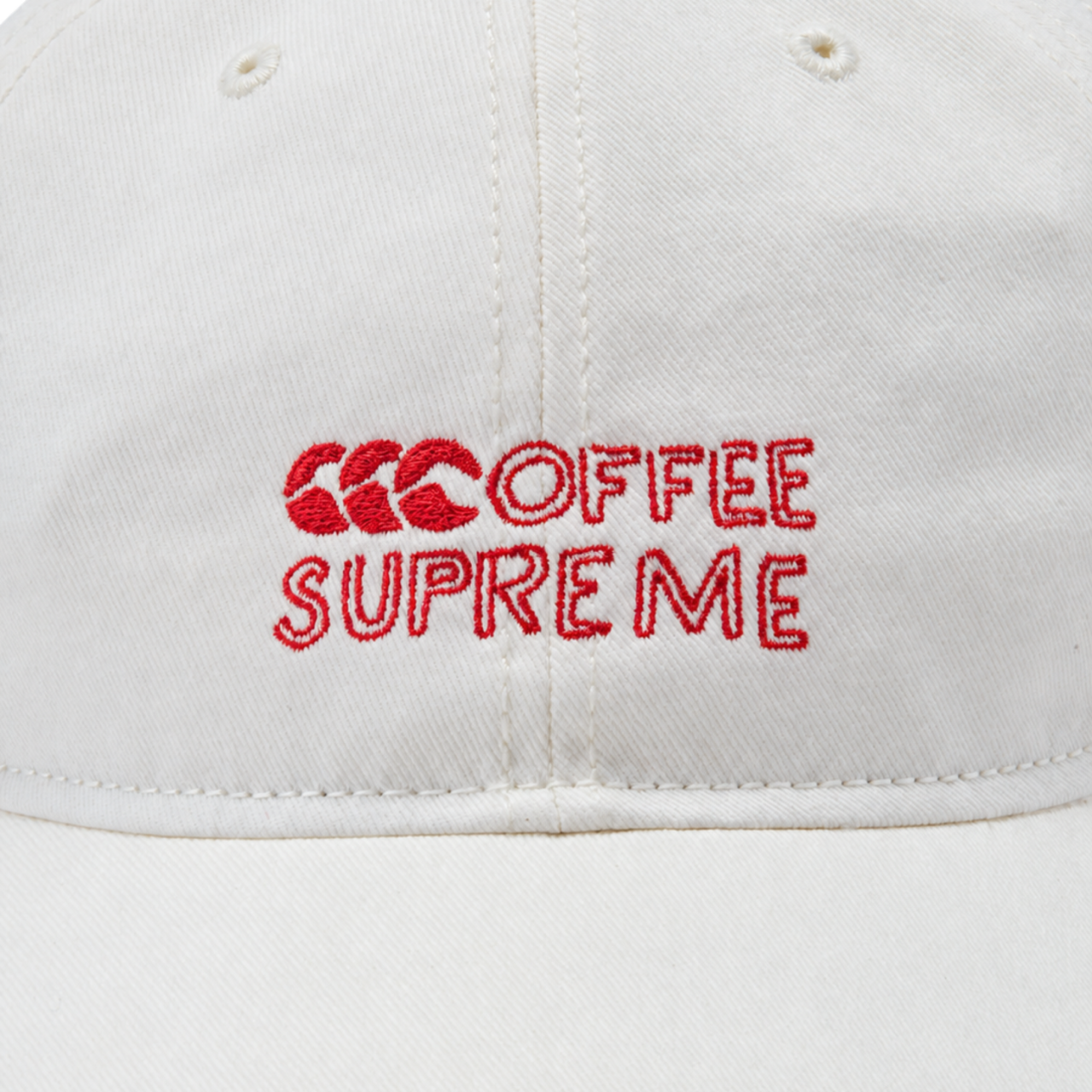 canterbury x Coffee Supreme ウォッシュドキャップ（White)