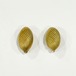 40's Vintage Miriam Haskell Gold Tone Metal Earrings