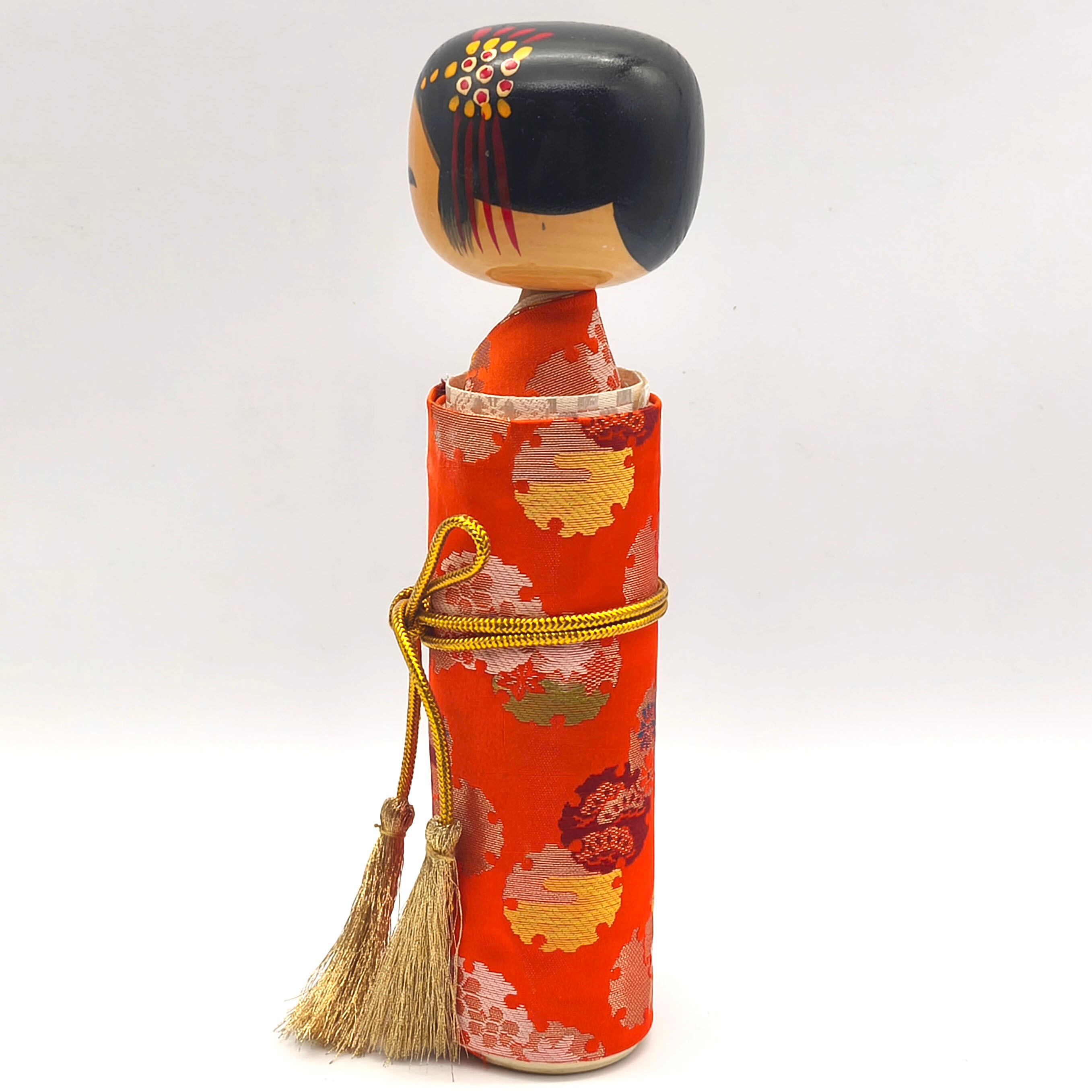 絵巻人形・こけし・巻物・着物・民芸品・伝統工芸・No.260619-04・梱包