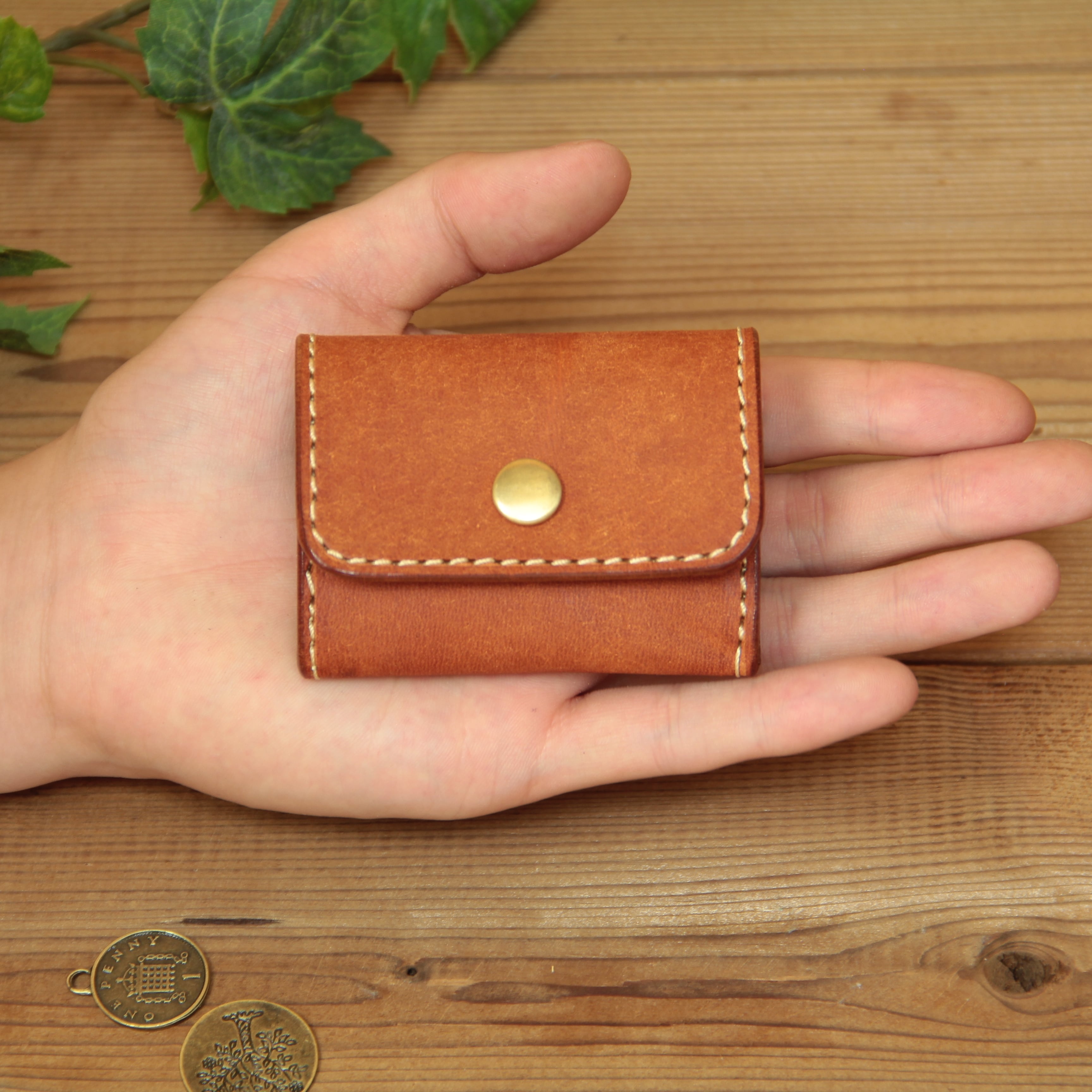 コインケース / キャメル | HANARE LEATHER オンラインショップ