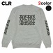 【セール】 シーエルアール スウェット トレーナー メンズ レディース CLR 長袖 クルーネック 丸首 アート グラフィック S-XXL MCU-SW-002