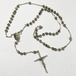 Vintage 925 Silver Rosary Necklace Made In Mexico