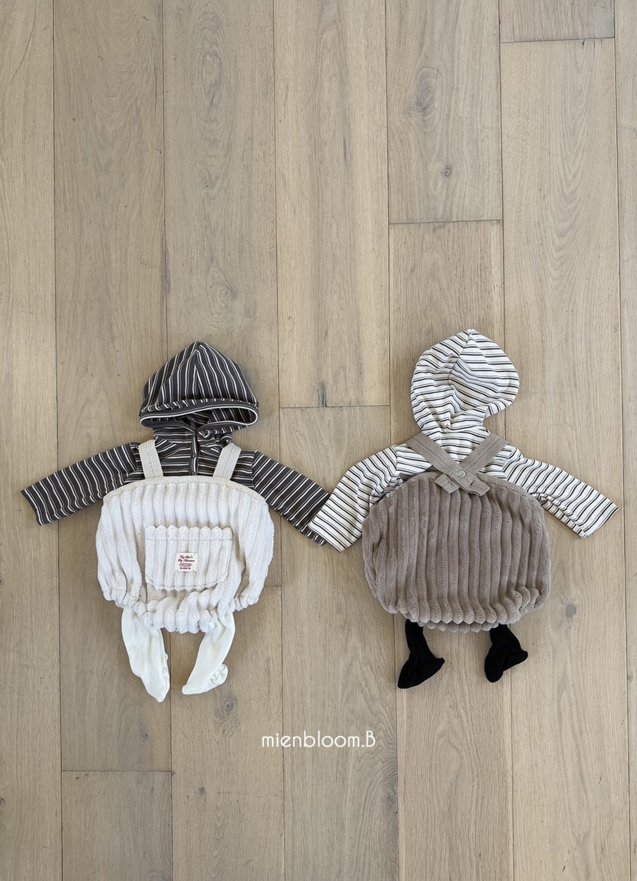 mien bloom B［取寄］corduroy salopette 26winter