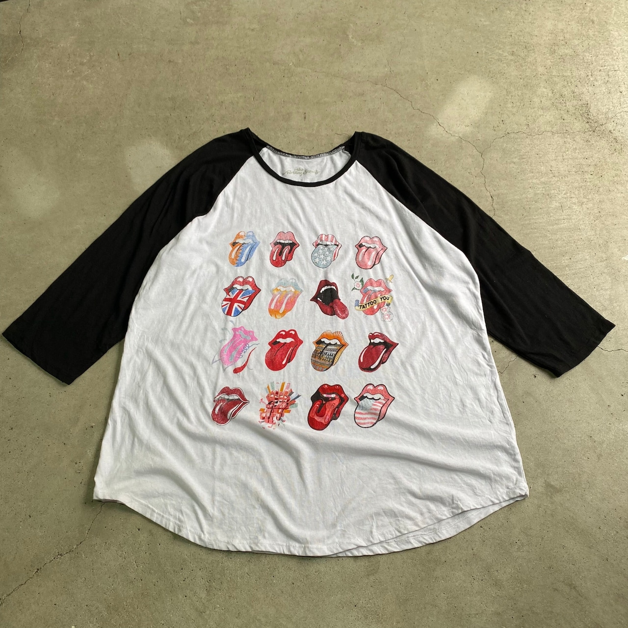 ビッグサイズ THE ROLLING STONES ローリングストーンズ ラグラン 