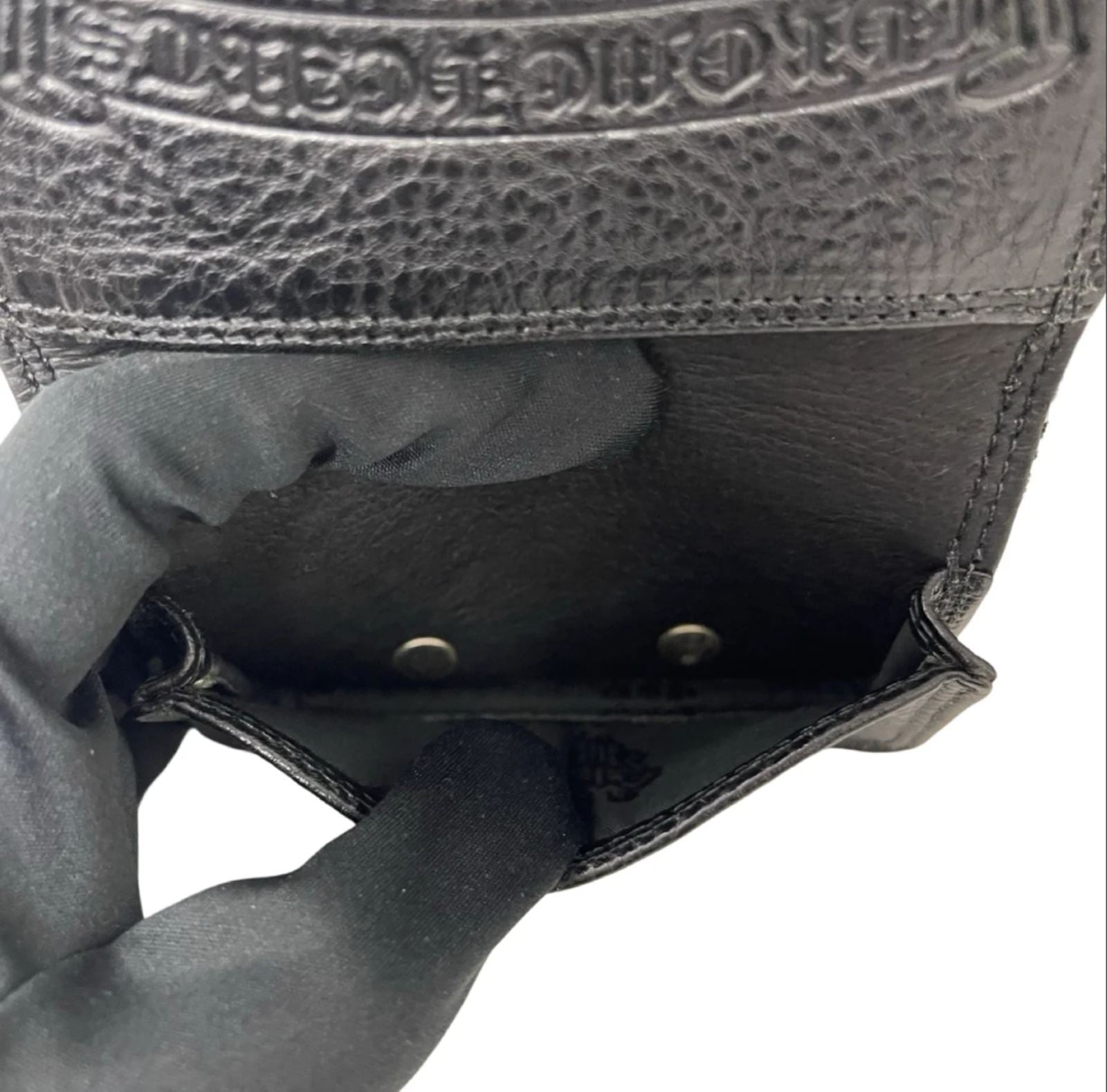 CHROME HEARTS クロムハーツ レザー ゼブラカードケース 限定品