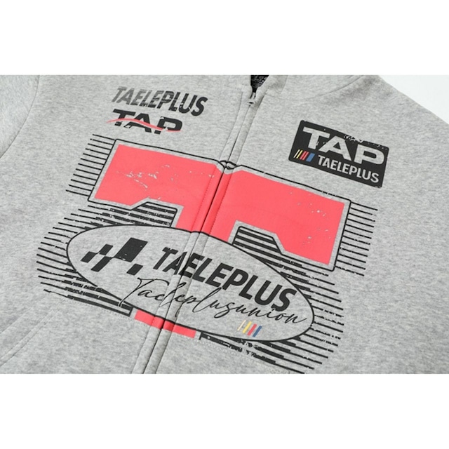 レーシングロゴジップアップフーディ 2col R00777