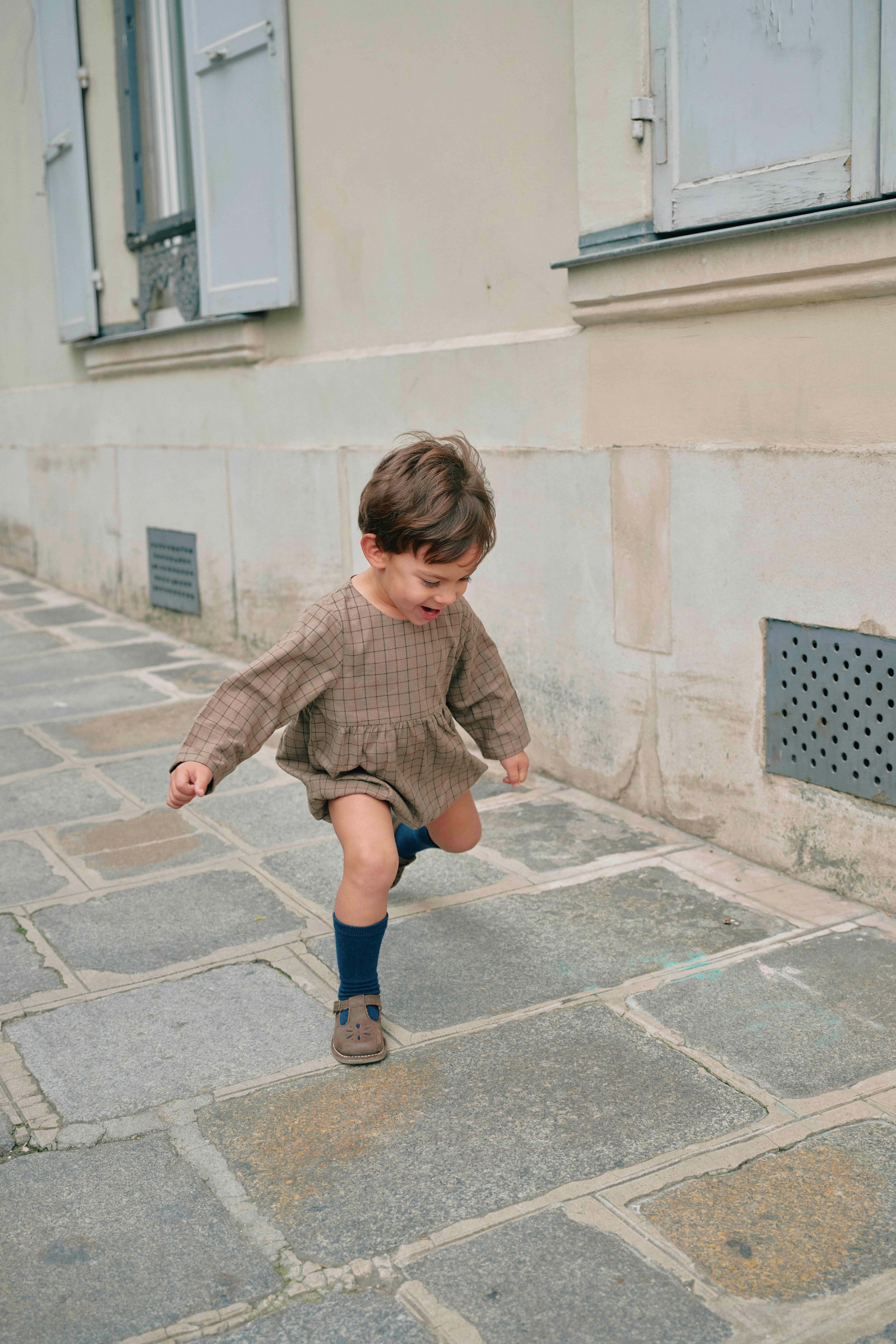 【予約/送料無料】Romper  BOURSE - brown tiles  / Maison Marelle