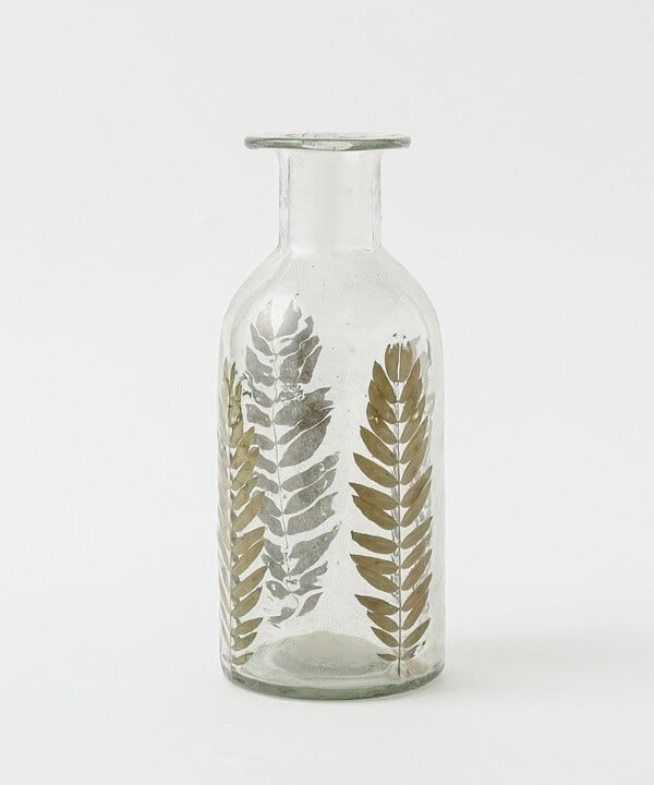 押し花 リサイクルガラスベース