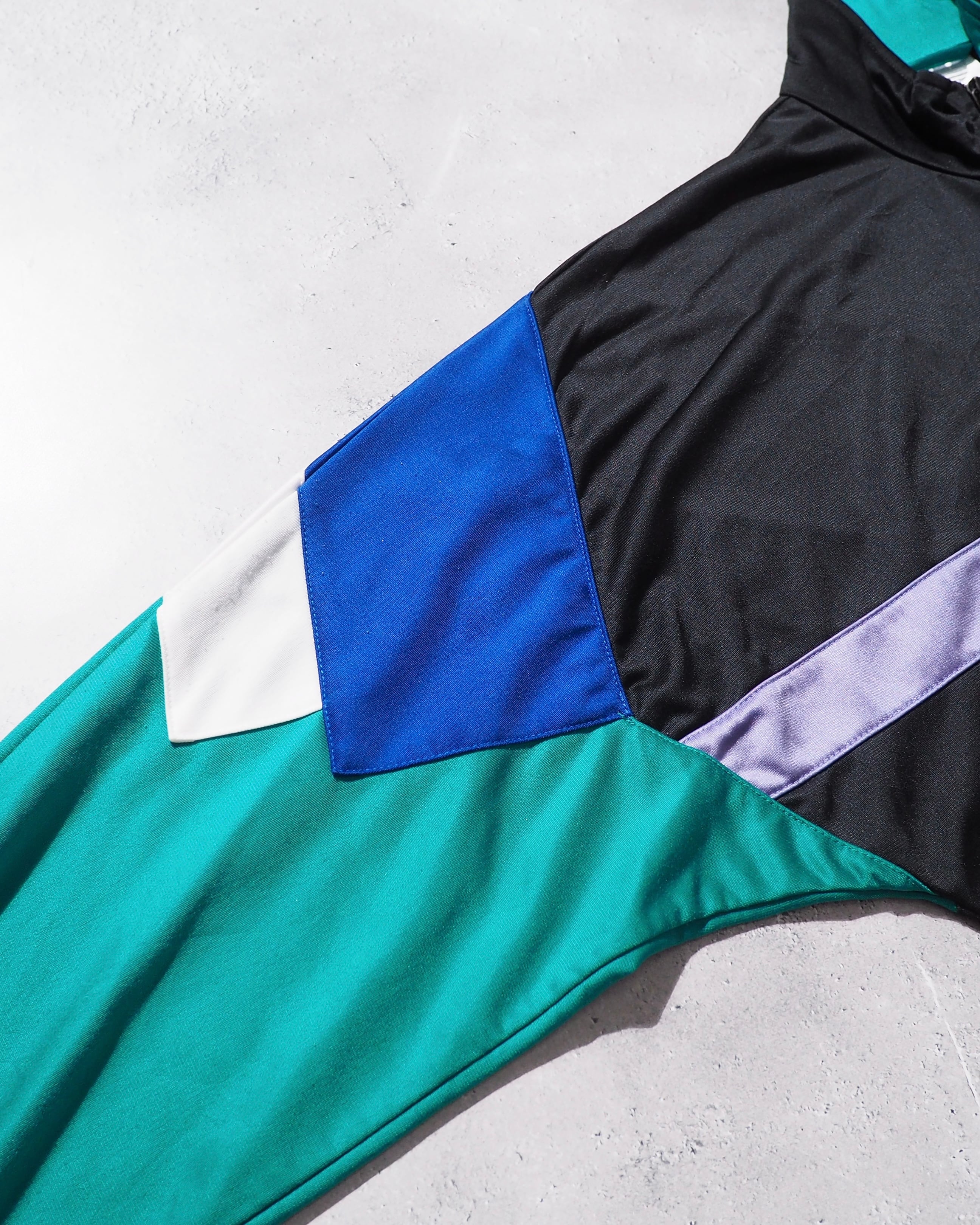 1980s ” Old adidas ” Multi color panel Switching vintage Track jacket