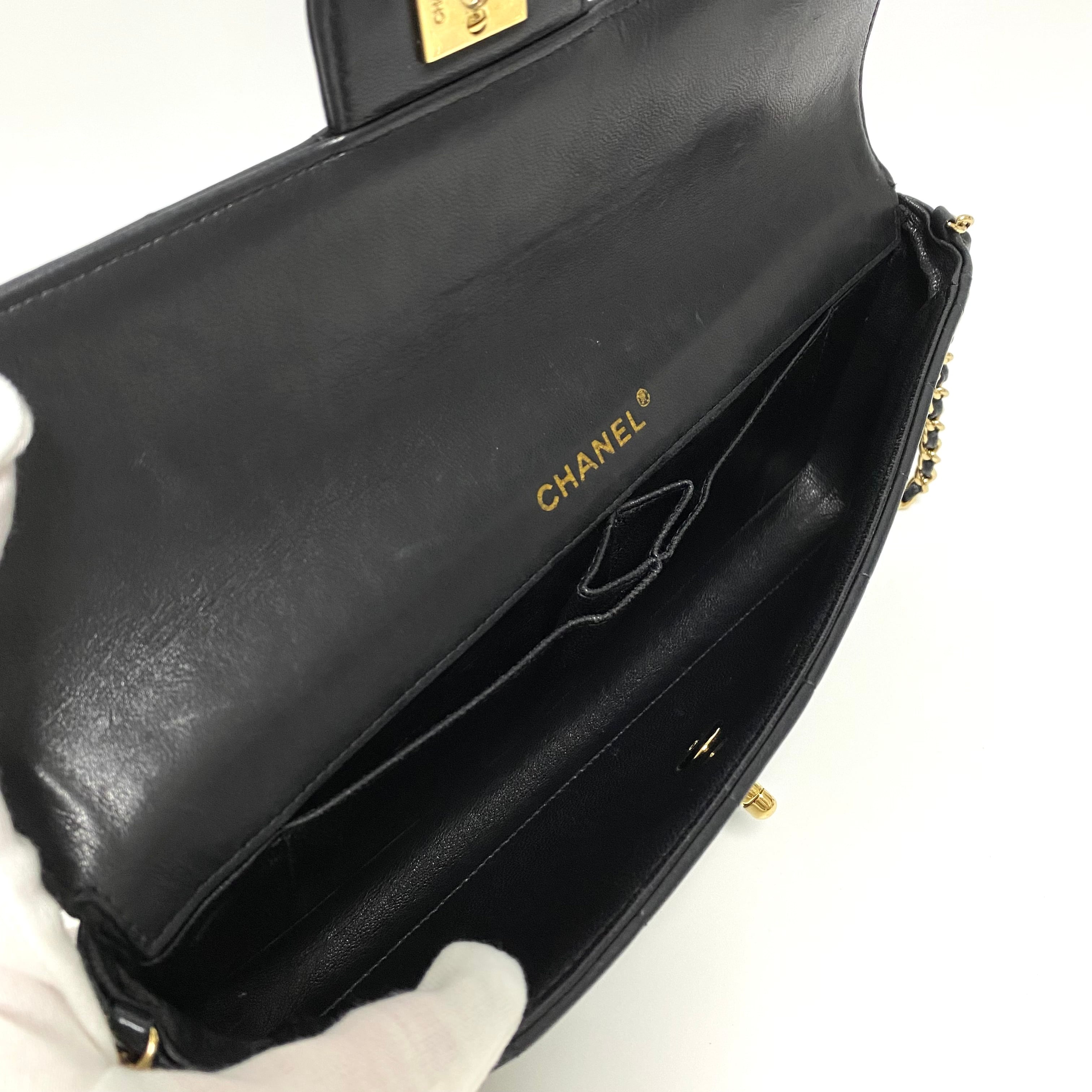 CHANEL シャネル チョコバー ショルダーバッグ ブラック 11346-202309