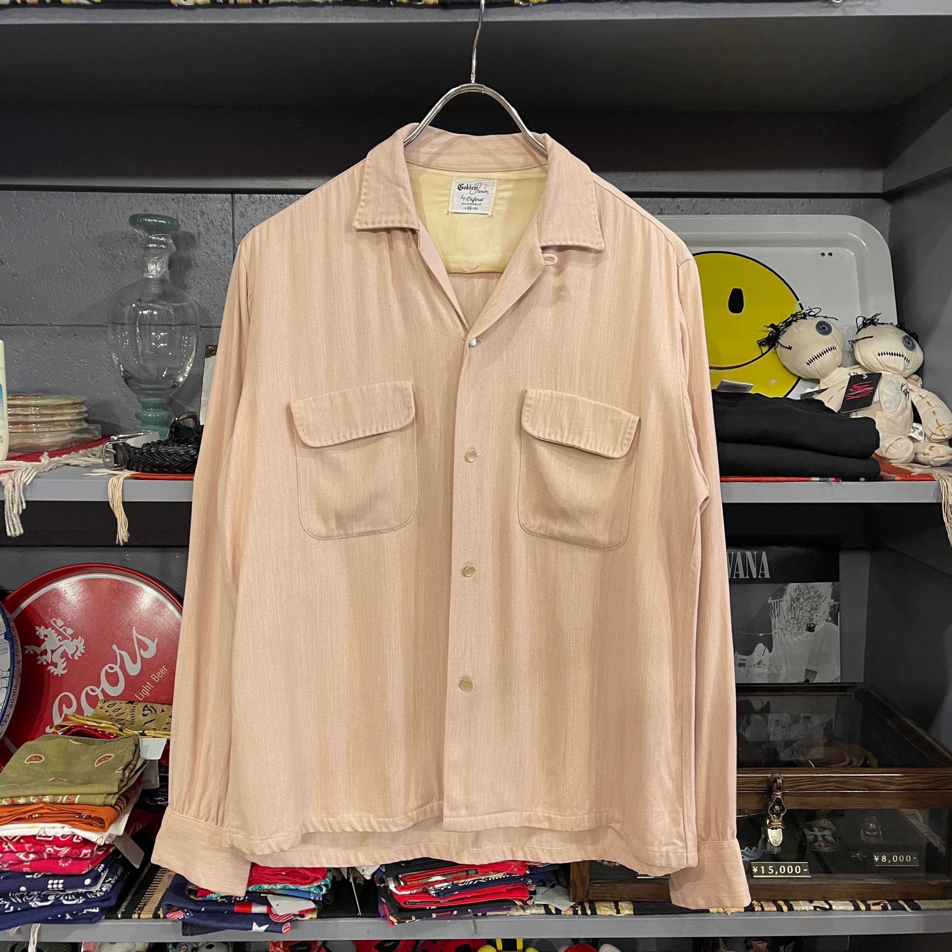 50s Golden Crown Open Collar Rayon Shirt | VOSTOK