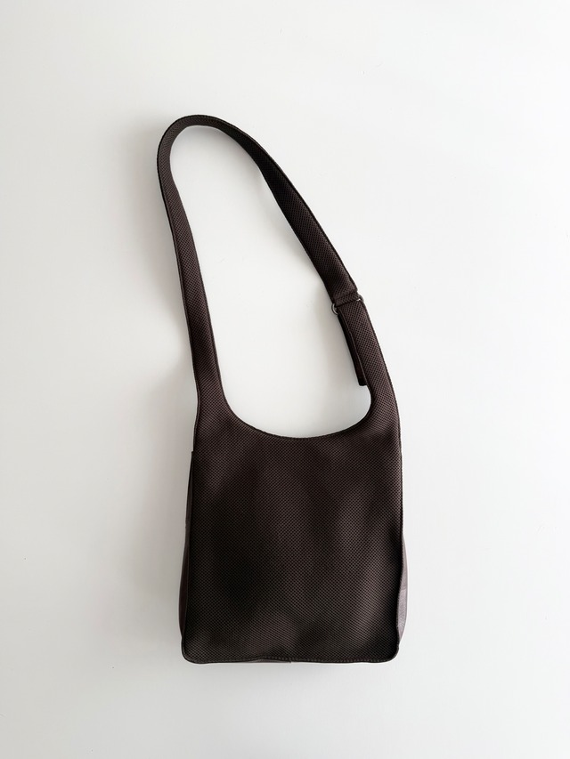 FW1999 MIU MIU LEATHER DOCKING SHOULDER BAG