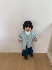 ペッパー / PEPPER / プードルボアジャンパー / 韓国子供服 / キッズ / 26winter〖取寄〗*XS~XL*