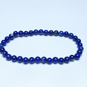 ラピスラズリ ブレスレット 5mm 一点物 メール便可 [M便 1/10] 111-48403